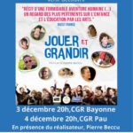 CINE DEBAT – 3/12 CGR BAYONNE 20H – 4/12 CGR PAU 20H